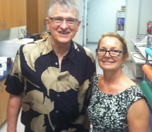 Professor Dr. Klaus Von Klitzing and Dr. Georgia Carroll (2 December 2015)